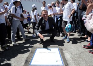 Stefano Baldini sulla Walk of Fame